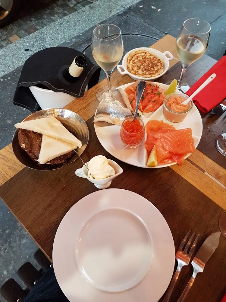 Assortiment Russe Hareng Et Saumon